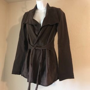 Lucky Brand Brown Wrap Jacket